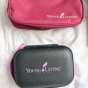 Young Living Pink and Black Essential Oil Cases